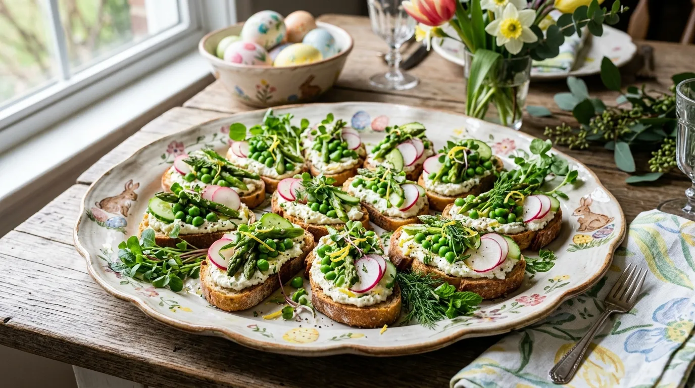 Playful Easter chick-shaped deviled eggs with carrot beaks and dark eyes