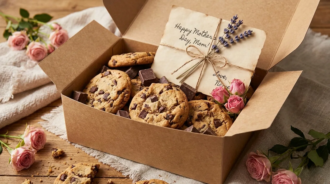 Assorted homemade cookie sampler for Mother’s Day