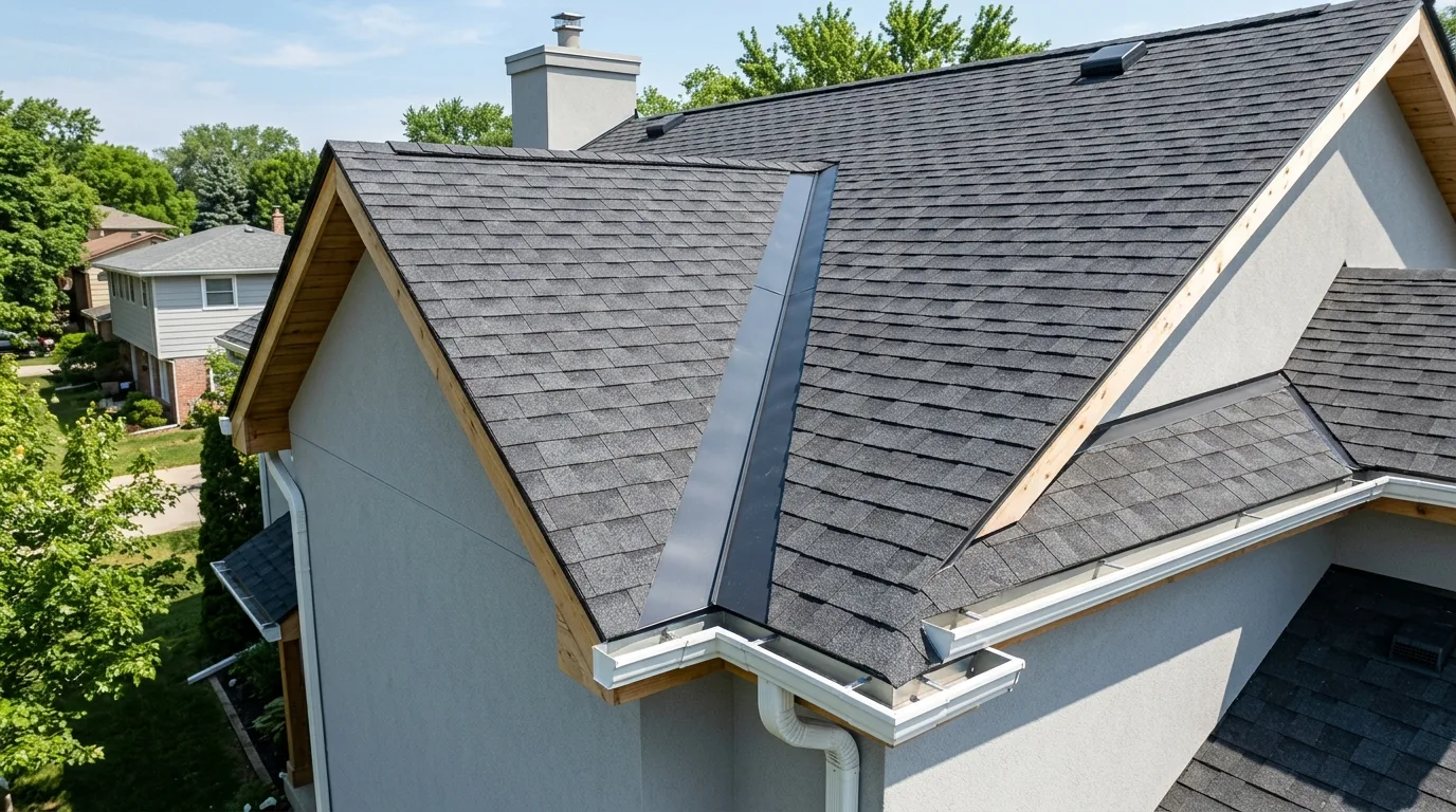Sealed skylight and roof vent with intact flashing