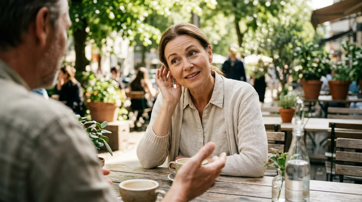 Adult noticing different hearing between the two ears