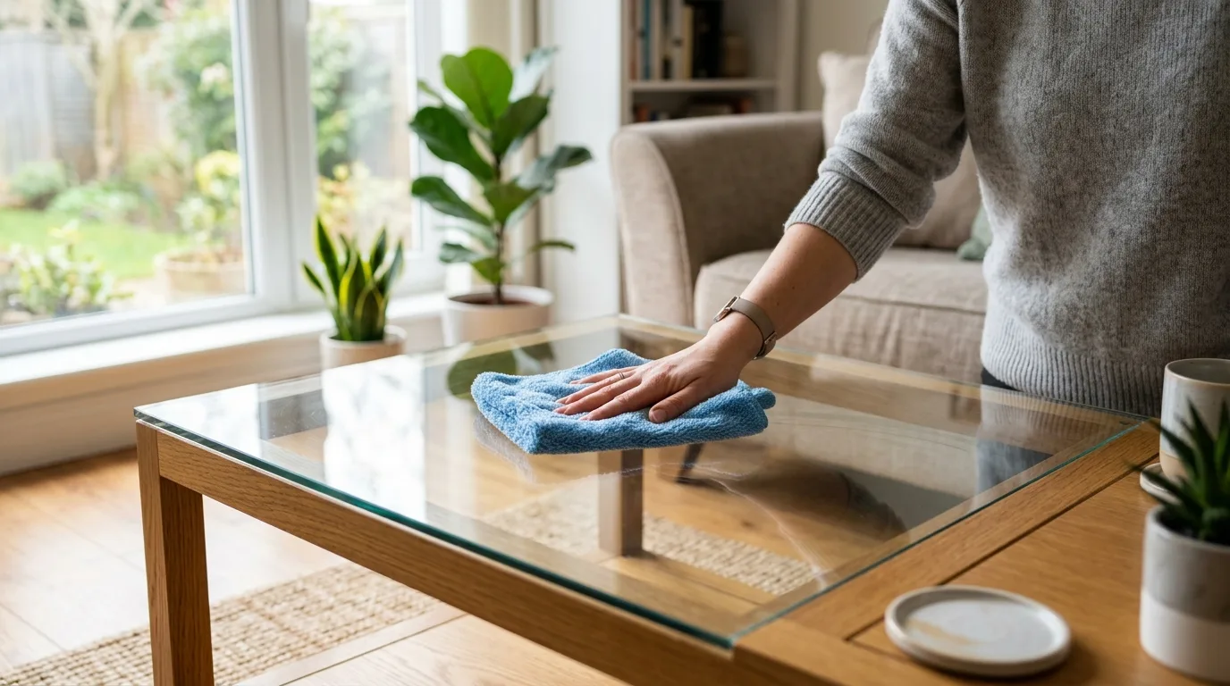 Protecting glass surfaces from future scratches