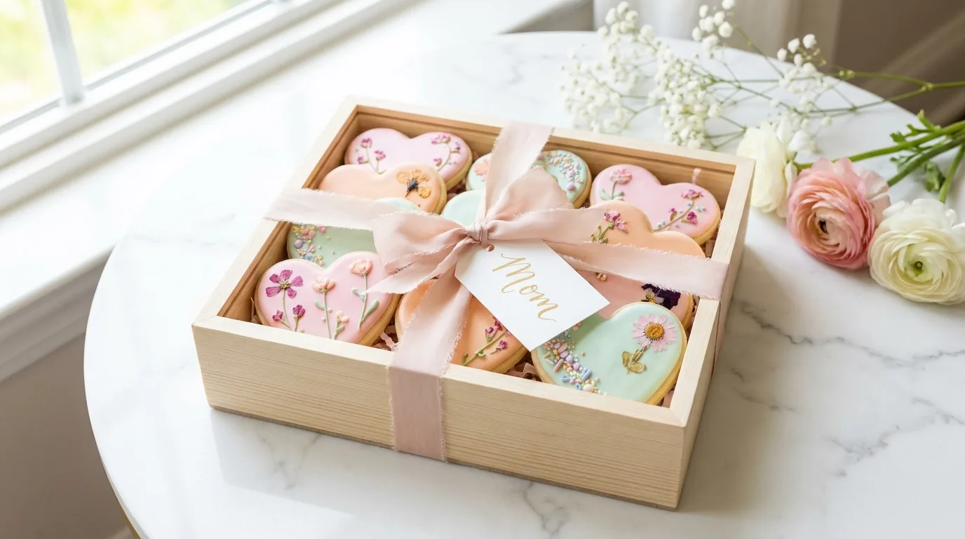 Luxury assorted dessert sampler box for Mom