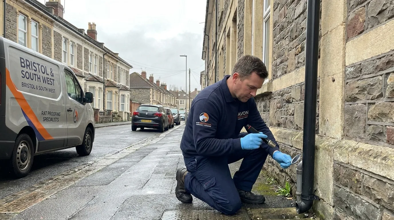 Homeowner consulting a pest control professional