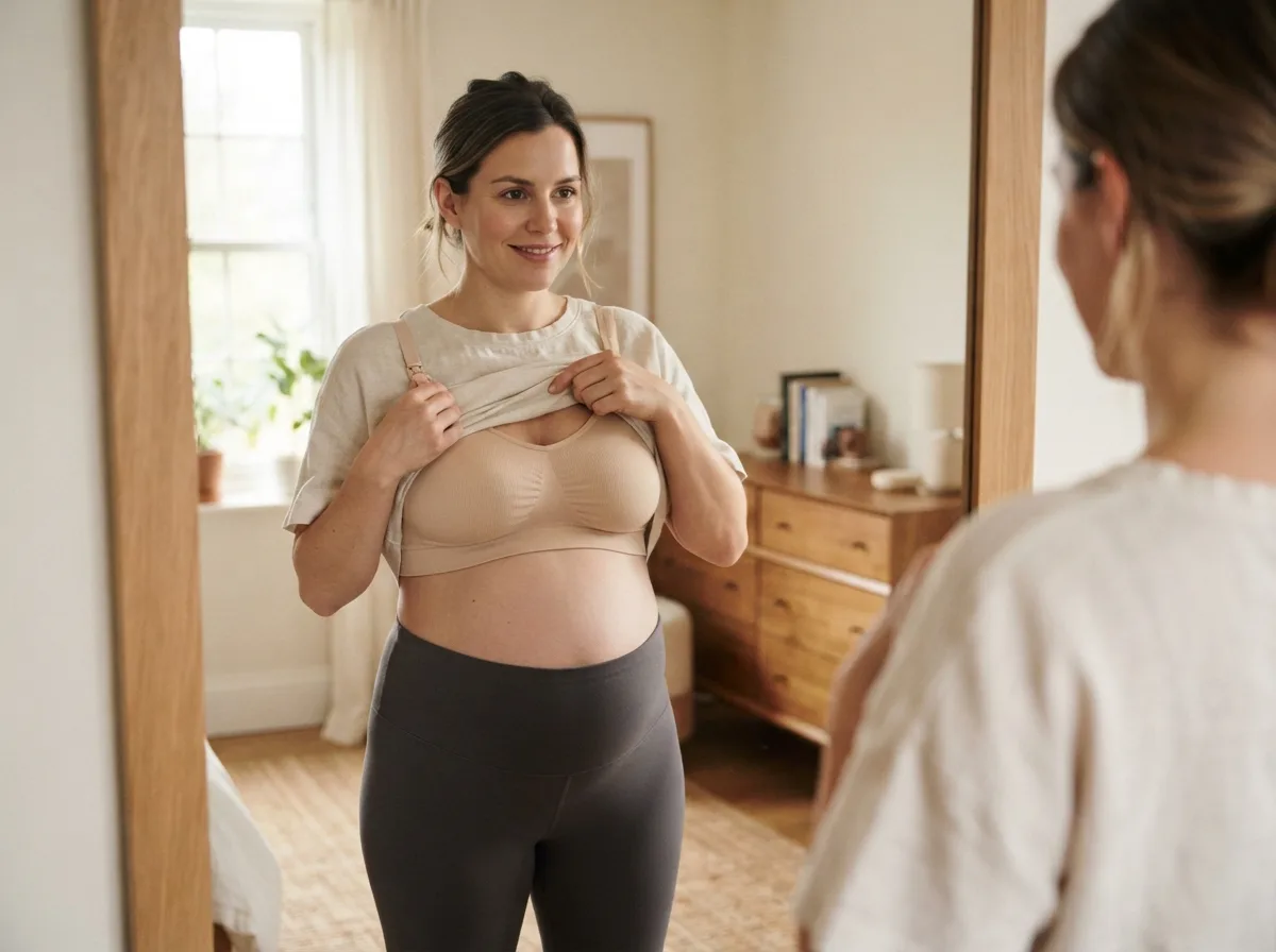 Choose the Right Size for Your Changing Body — 15 Tips for Using a Nursing Bra Comfortably and Correctly — image 01