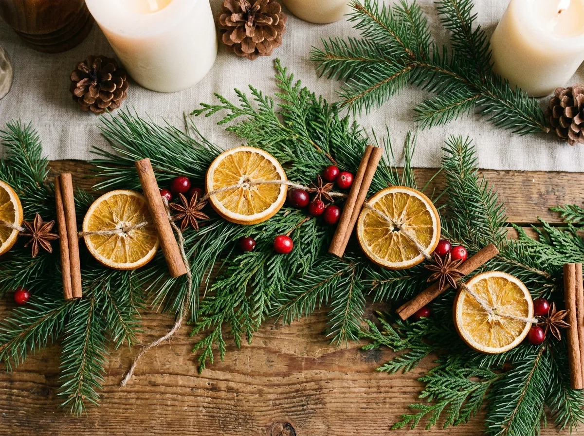 DIY Dried Orange Garland — 18 Best Winter Craft Ideas for Adults to Try This Season — image 01