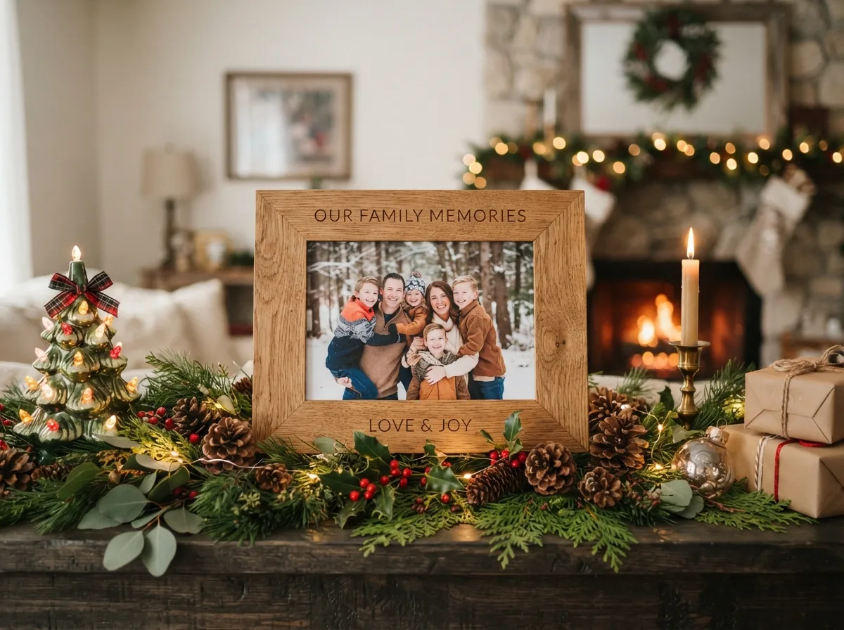 Personalized Photo Memory Frame — 15 Insanely Cute DIY Christmas Gift Ideas to Impress Anyone — image 03
