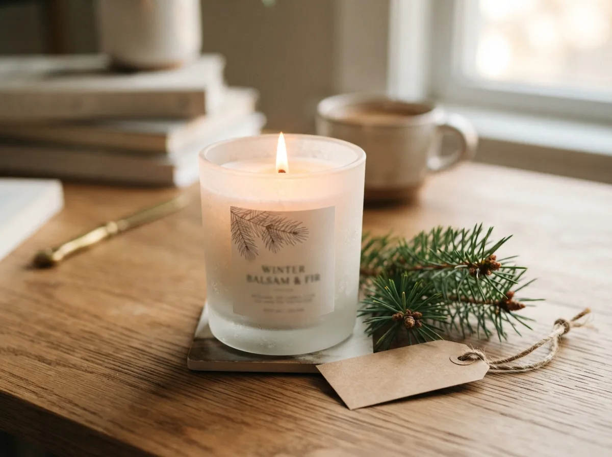 A Cozy Winter Candle — 18 Budget-Friendly Christmas Gift Ideas for Coworkers Under $25 — image 04