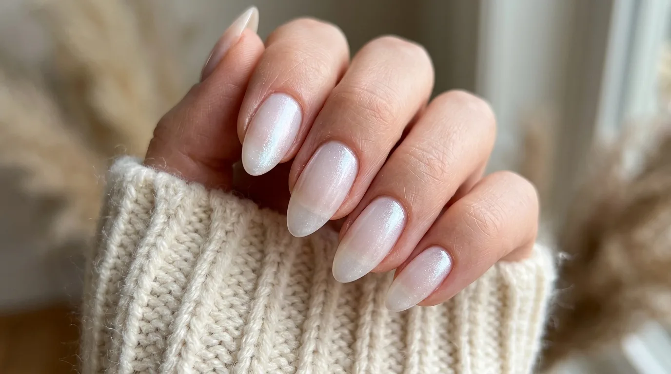 Milky White Winter Nails — 16 Best Winter Nail Ideas to Celebrate the Season in Style — image 04