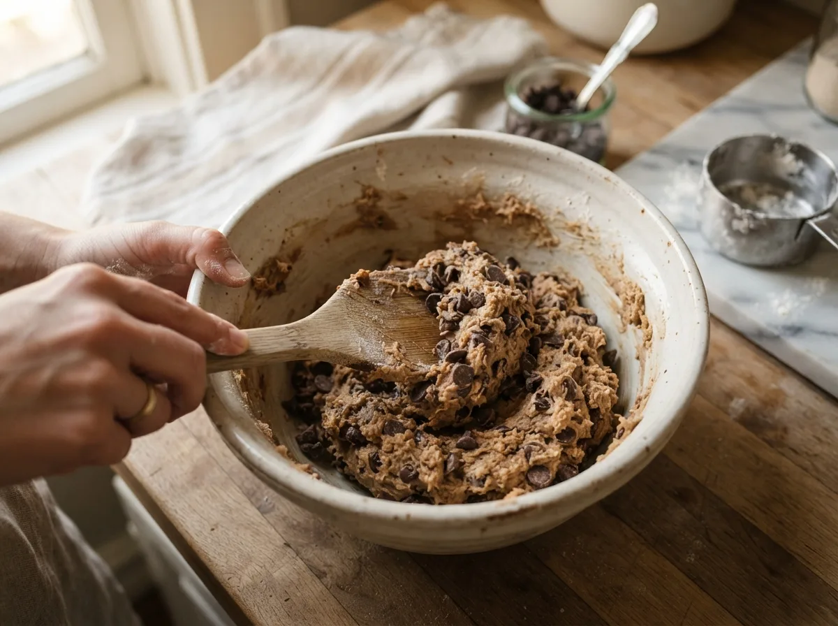 Avoid Overmixing the Dough — 15 Quick and Easy Chocolate Chip Cookie Tips for First-Time Bakers — image 05