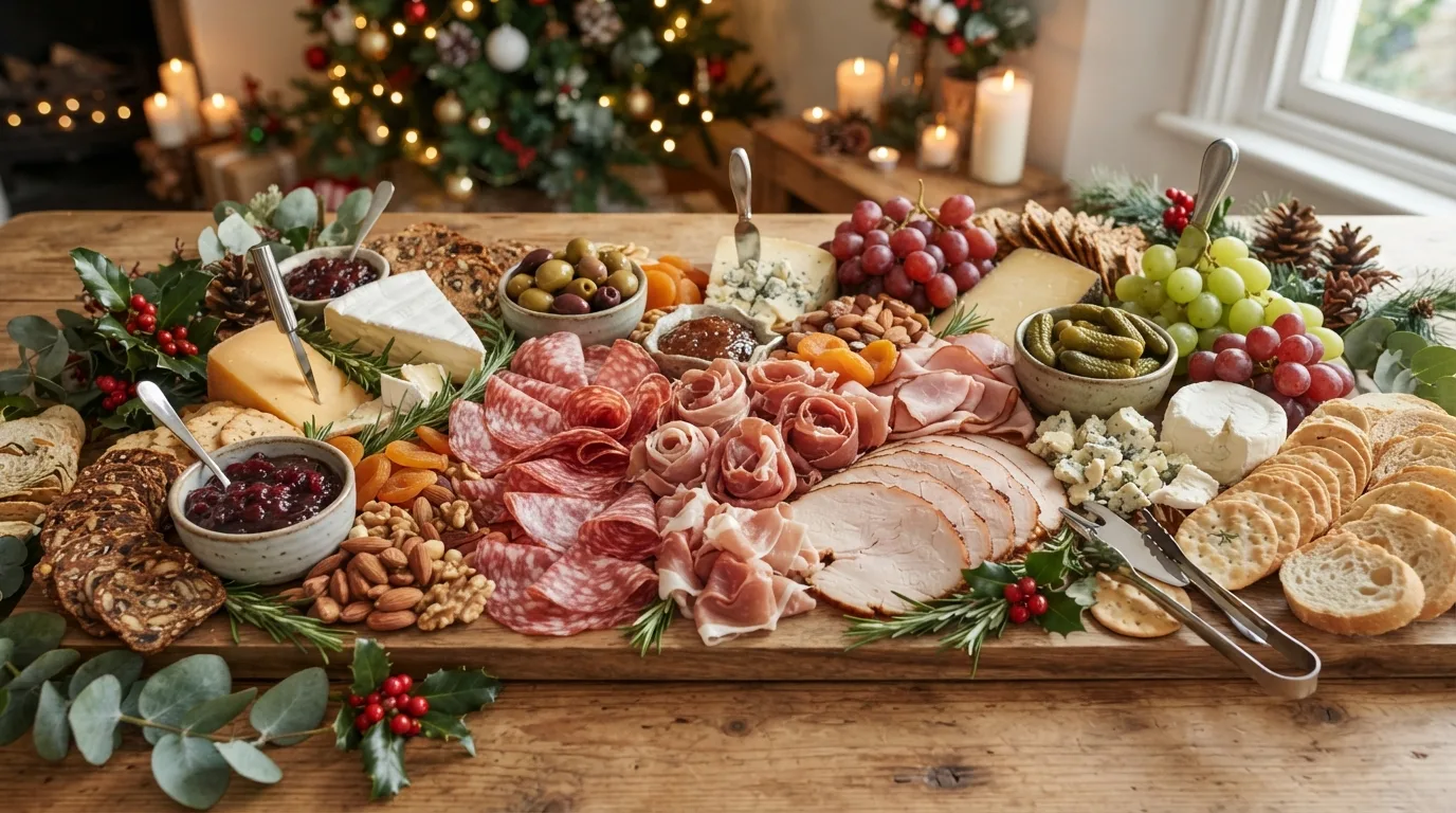 Christmas Charcuterie Grazing Table — 16 Best Christmas Grazing Table Ideas for Holiday Gatherings — image 05