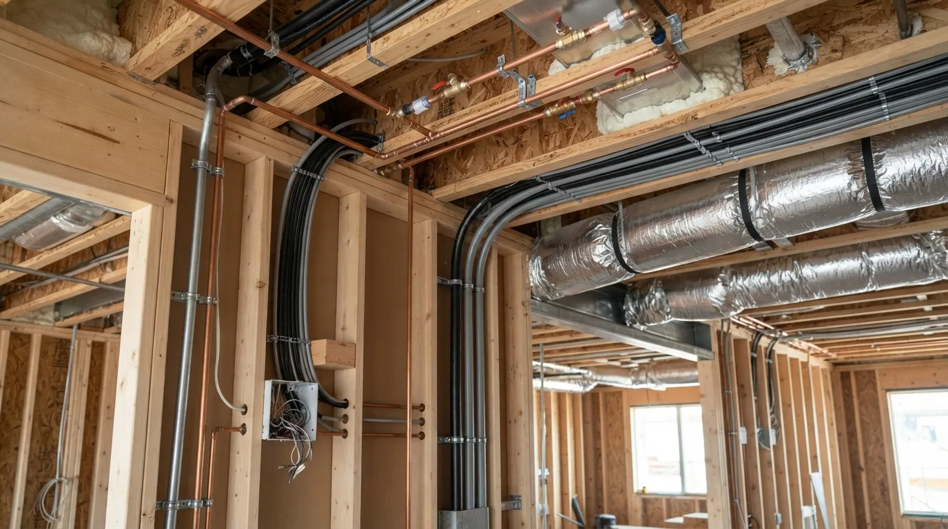 Plan Mechanical, Electrical, and Plumbing Systems Early — 15 Ways to Bring Architecture and Construction Together for a Cohesive Design — image 05