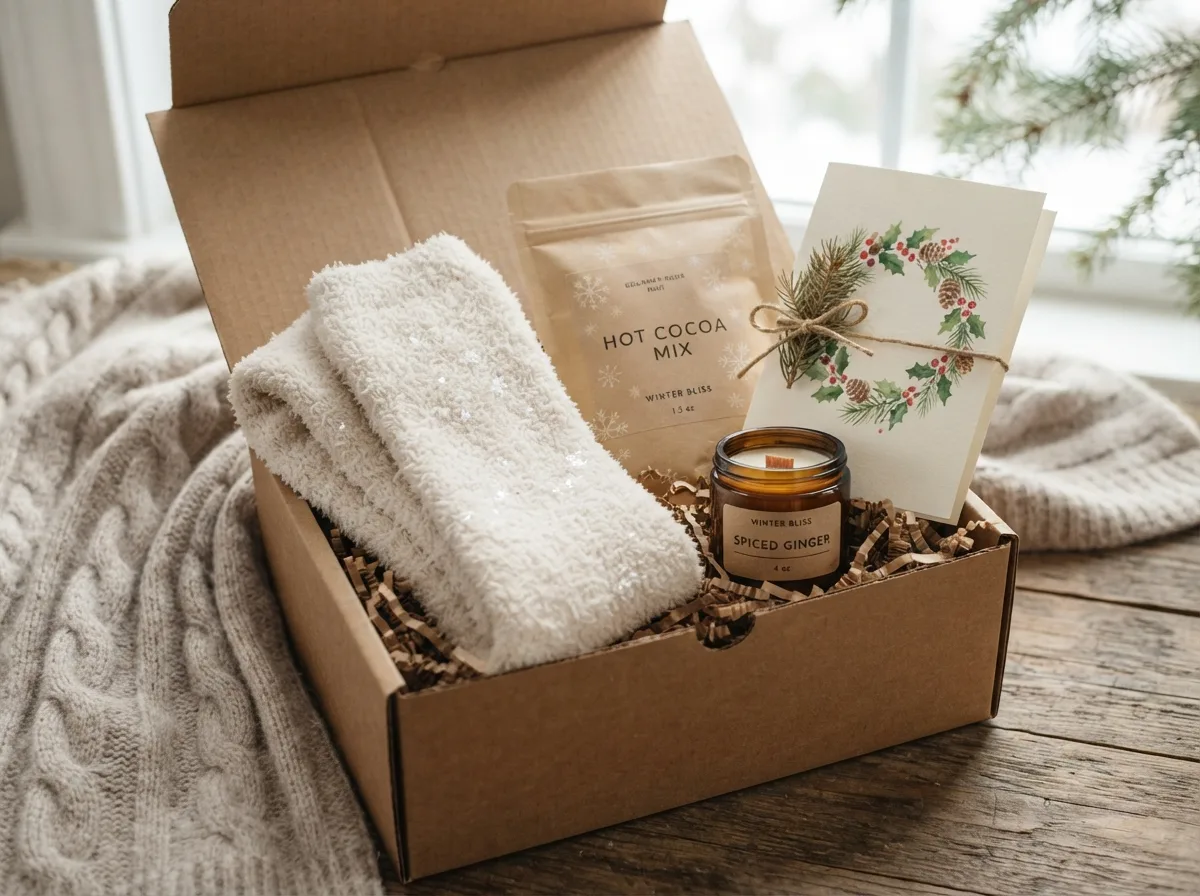 DIY Cozy Winter Gift Box — 15 Insanely Cute DIY Christmas Gift Ideas to Impress Anyone — image 07