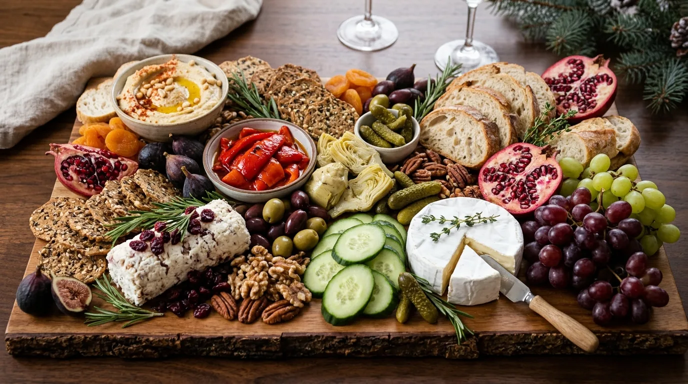 Vegetarian Winter Charcuterie Board — 15 Mouth-Watering Winter Charcuterie Board Ideas — image 10