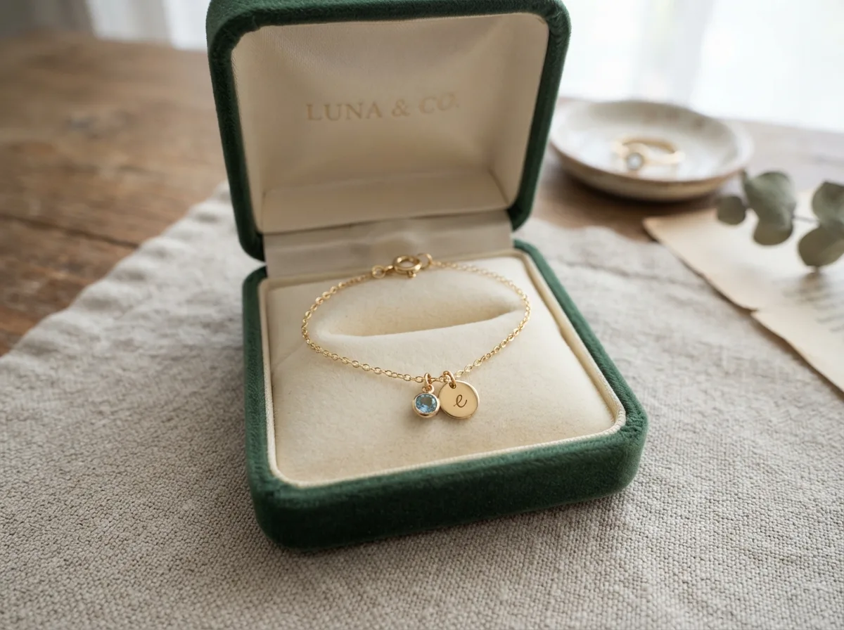 A Personalized Birthstone or Initial Bracelet — 15 Perfect Christmas Gift Ideas for Her That Feel Thoughtful and Special — image 11