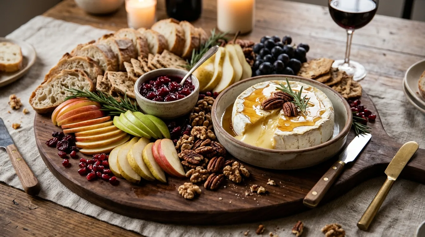 Baked Brie Winter Charcuterie Board — 15 Mouth-Watering Winter Charcuterie Board Ideas — image 11