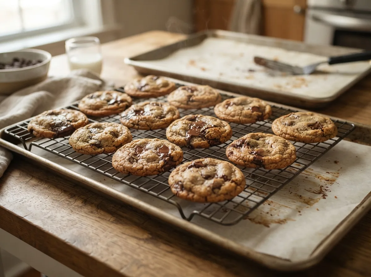 Let the Cookies Rest Before Moving Them — 15 Quick and Easy Chocolate Chip Cookie Tips for First-Time Bakers — image 12