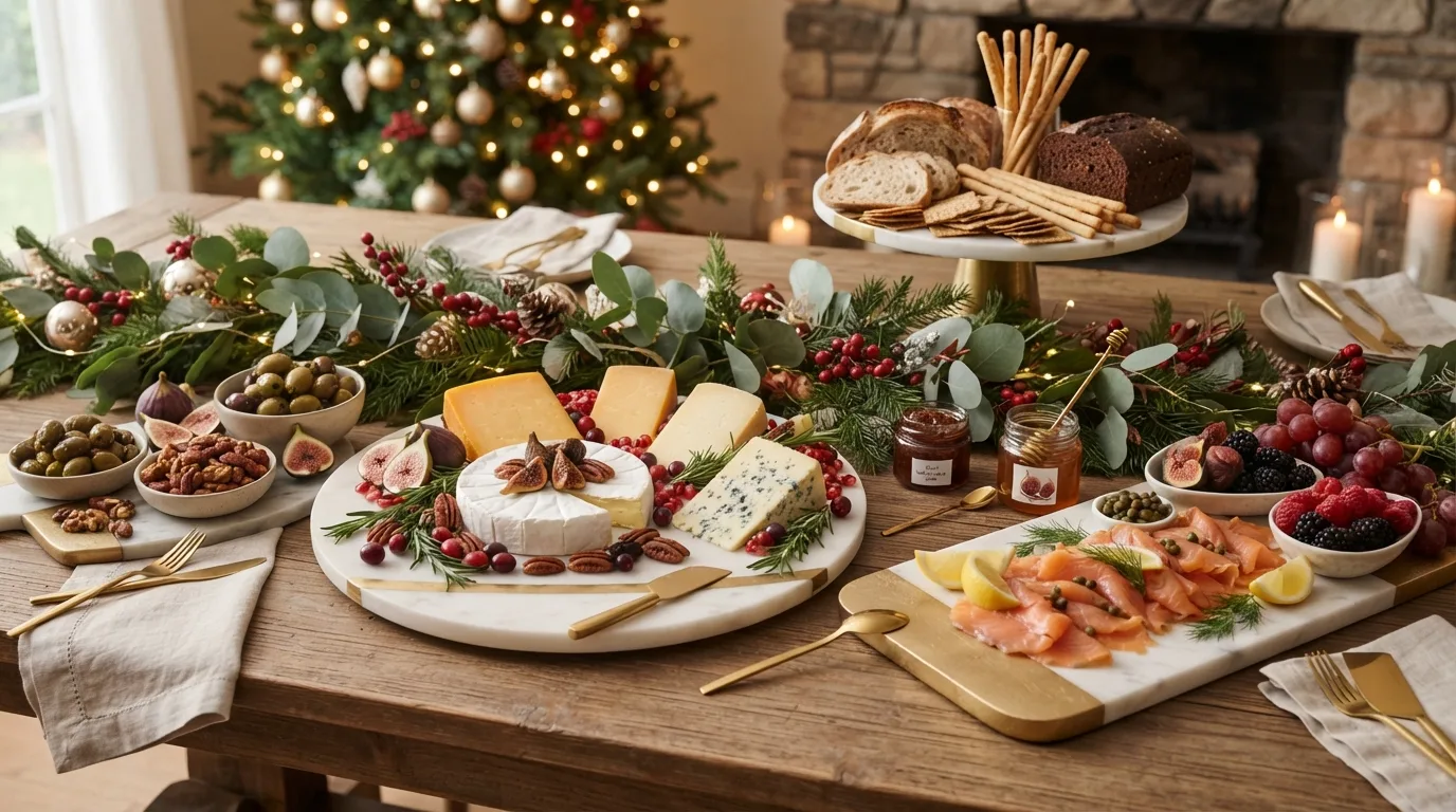 Luxury Christmas Grazing Table — 16 Best Christmas Grazing Table Ideas for Holiday Gatherings — image 12