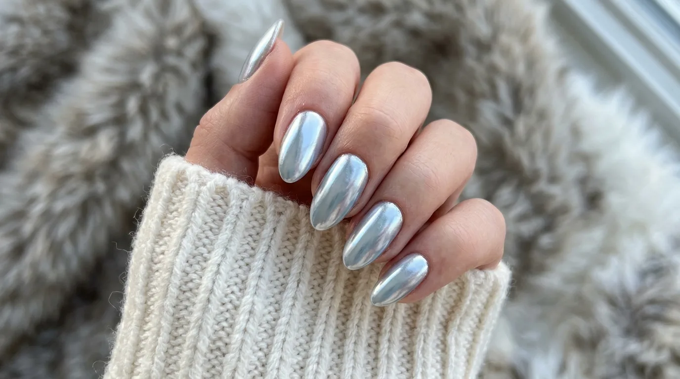 Icy Chrome Winter Nails — 16 Best Winter Nail Ideas to Celebrate the Season in Style — image 12