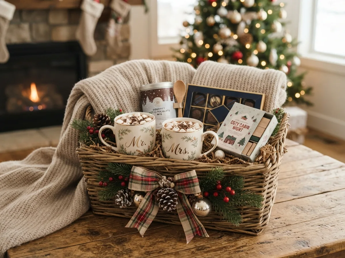 Christmas Gift Basket for Couples — 15 DIY Christmas Gift Basket Ideas Perfect for Anyone — image 13
