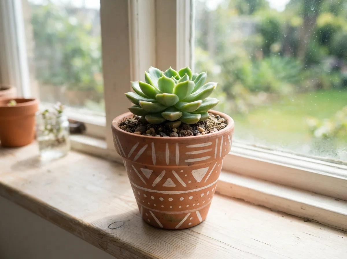 DIY Painted Flower Pot — 15 Insanely Cute DIY Christmas Gift Ideas to Impress Anyone — image 13