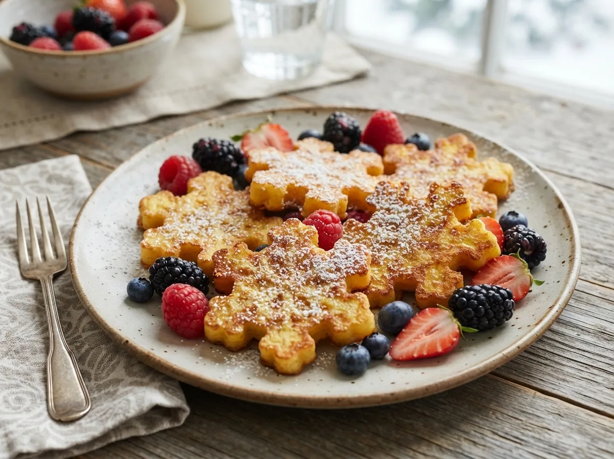 Snowflake French Toast — 14 Creative Christmas Breakfast Ideas Your Kids Will Love — image 13
