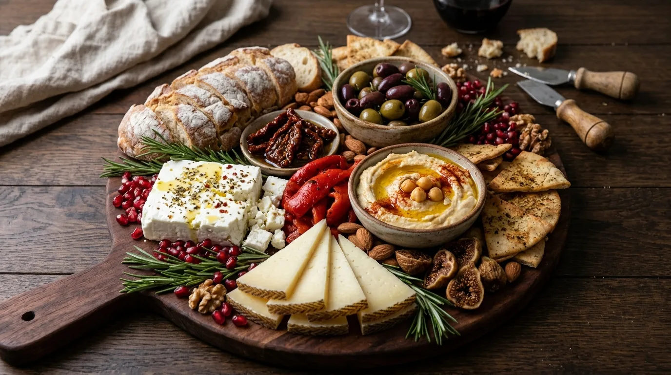 Mediterranean-Inspired Winter Charcuterie Board — 15 Mouth-Watering Winter Charcuterie Board Ideas — image 13