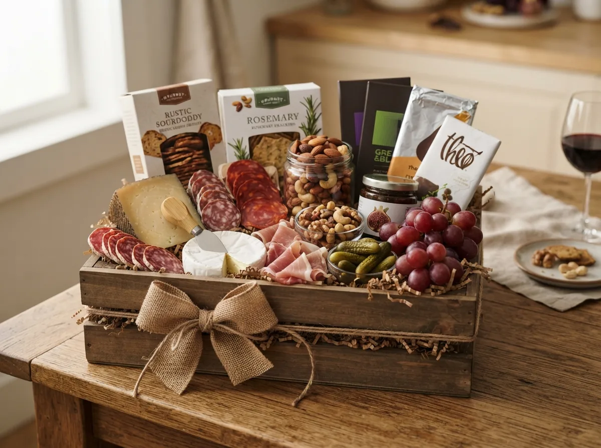 A Gourmet Food or Snack Basket — 16 Epic Christmas Gift Ideas for Him That He'll Actually Love — image 14