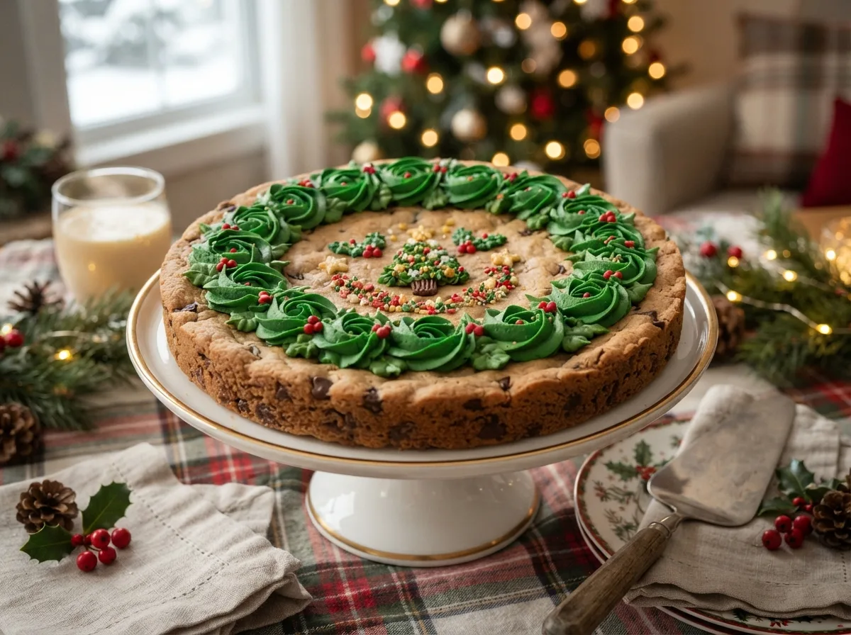 Festive Christmas Cookie Cake — 17 Creative Christmas Cake Ideas That Will Wow Your Guests — image 17