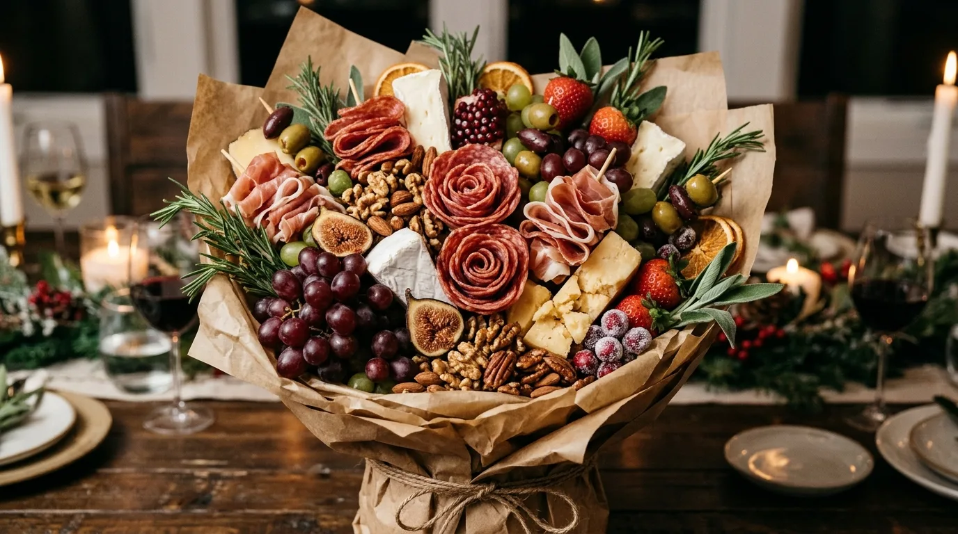Ultimate Winter Charcuterie Bouquet — 18 Charcuterie Bouquet Ideas for Cozy Winter Gatherings — image 18