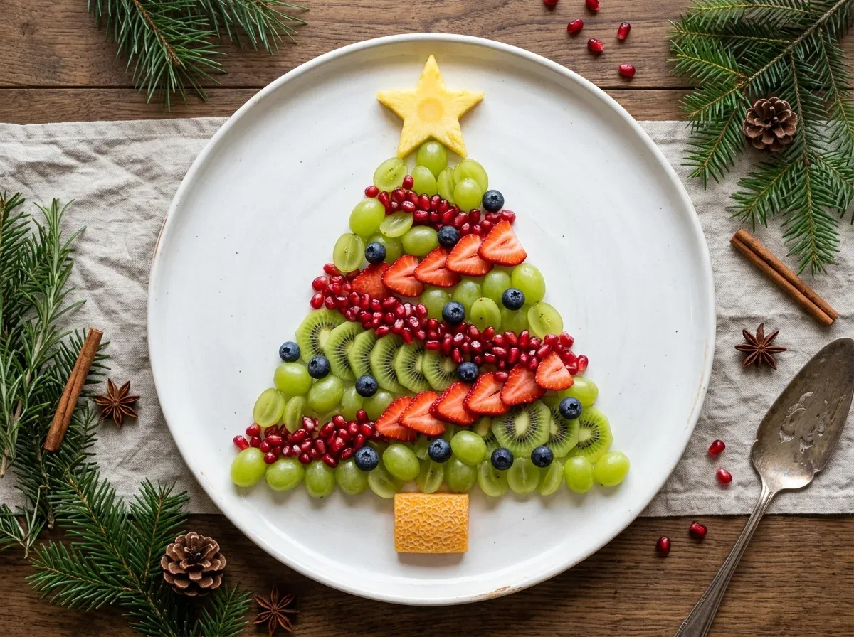 Winter citrus fruit platter with oranges, blood oranges, grapefruit, mandarins, and pomegranate seeds.