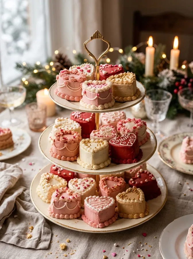 White chocolate raspberry cake with ivory frosting, fresh berries, and pearl decorations.