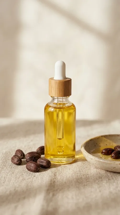 Jojoba oil and jojoba seeds for gentle scalp and hair conditioning